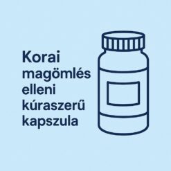 Korai magömlés elleni kúraszerű kapszula